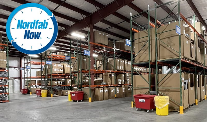 Nordfab Americas warehouse